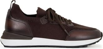 Magnanni Stratus II LyteKnit sneakers - men - Fabric/Calf Leather/Fabric/Rubber - 44 - Brown