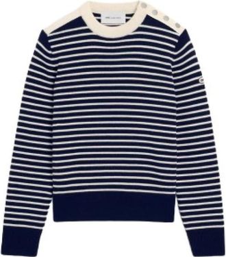 Ami Pull marini&egrave;re - - Knitwear - Donna - Multicolore - S