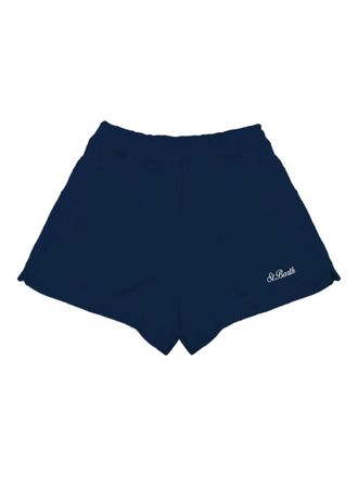 MC2 Saint Barth Cate logo-detail shorts - Blue