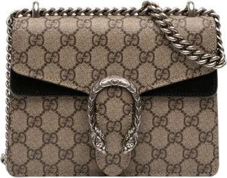Gucci Pre-owned Cross Body Bags, female, Brown, Size: ONE SIZE Pre-owned Small Dionysus Crossbody