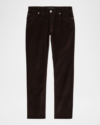 Brioni Men & apos;s Pinwale 5-Pocket Pants