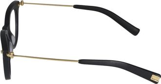 Yohji Yamamoto LABEL21 Acetate Round-Frame Eyeglasses - Black