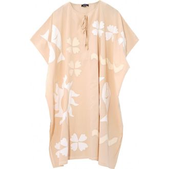 Echo Sunup Applique Caftan in Cream at Nordstrom, Size X-Small