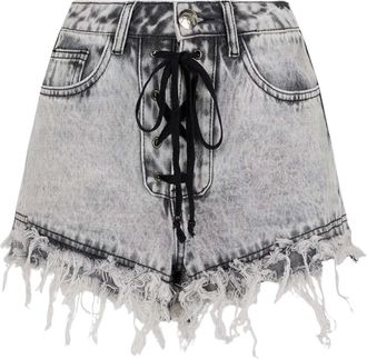F**k Mujer, Pantalones cortos, Gris, Talla: S