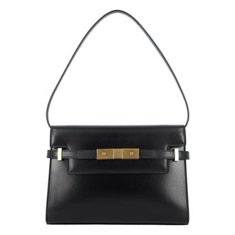 Saint Laurent Manhattan Small Stylish Bag - female - Saint Laurent - Shoulder Bags - Black - ONE SIZE - Bags
