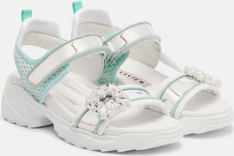 Roger Vivier Viv Run embellished sandals