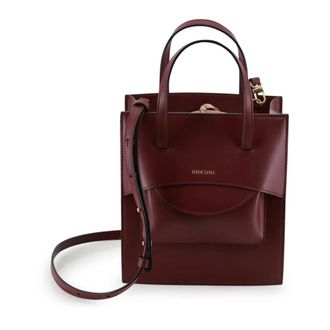 Hidesins Soft calf leather bag with magnetic closure