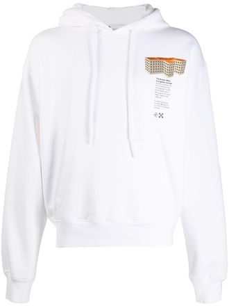 Off-white Felpa con cappuccio Rationalism - Bianco