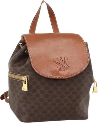 Celine Pre-owned Backpacks, female, Brown, Size: ONE SIZE Pre-owned Vintage Backpack