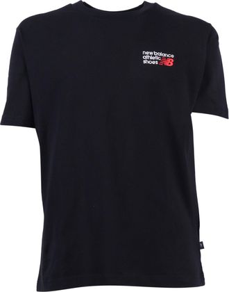 New Balance Camiseta New Balance Athletics Premium Logo Negra