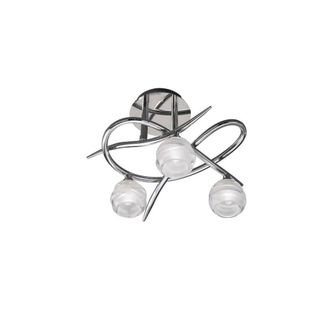 Netlighting Loop Ceiling 3 Light G9 Polished Chrome in Silver