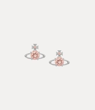 Vivienne Westwood Reina Earrings Platinum-champagne-cz Platinum-champagne-cz Women
