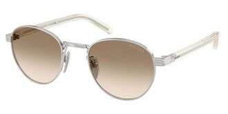 Prada PR B52S 1BC80K Womens Sunglasses Silver Size 49