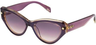 Police SPLP47 NEW DAWN 1 0VBC Womens Sunglasses Purple Size 54