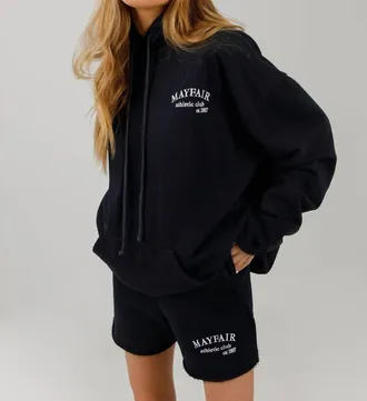 The Mayfair Group Athletics Hoodie In Black
