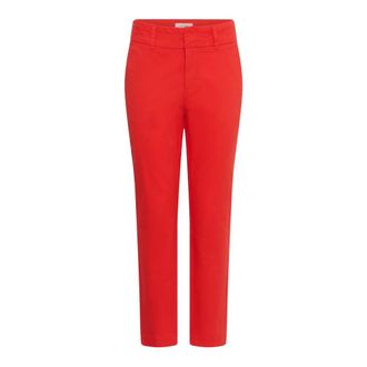 Part Two Soffys Pant - Dames - Broeken - Rood - Maat: XS Katoen