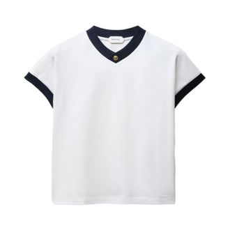 Versace Dames, Tops, Wit, Maat: M Katoen