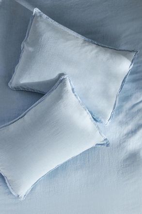 Anthropologie Washed Linen Shams, Set of 2