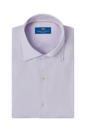 Robert Talbott Morgan Pinpoint Oxford Shirt in Lavender Oxford at Nordstrom, Size Xxx-Large