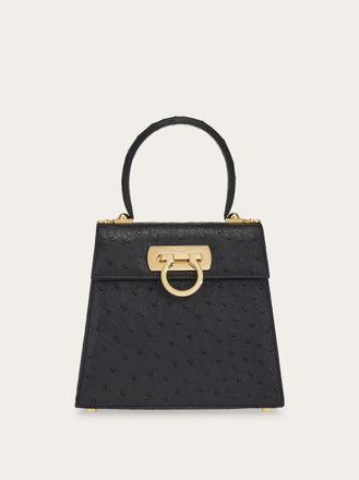 Ferragamo Women Iconic Top Handle (S) Black