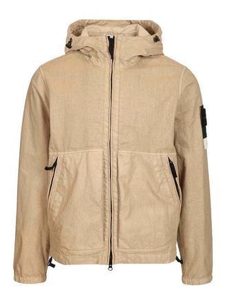 Stone Island Organic-Look Nylon Jacket