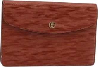 Louis Vuitton Pre-owned Clutches, female, Brown, Size: ONE SIZE Pre-owned Epi Clutch Bag