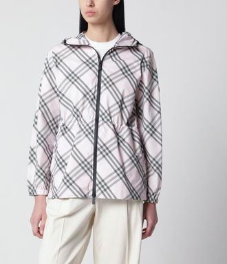 Burberry Whitstable light pink jacket with Check pattern