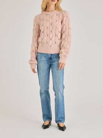 Rebecca Taylor Alpaca Chainette Sweater