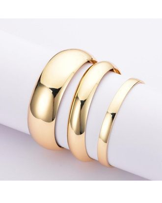 Adornia Adornia Plated 3-Bangle Bracelet Set