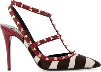 Valentino Garavani Multi Color Rockstud Pumps