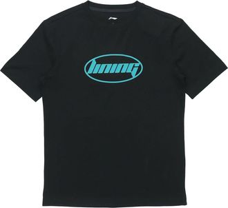 Li-Ning Alphabet Printing Couple Style Tee Black AHSQ412-3
