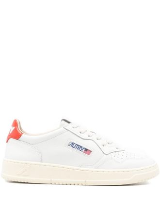 Autry White Lace Up Sneakers