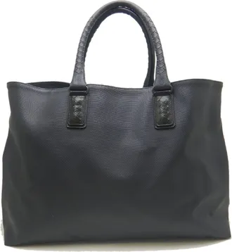 Bottega Veneta Navy Tote Bag (Pre-Owned)