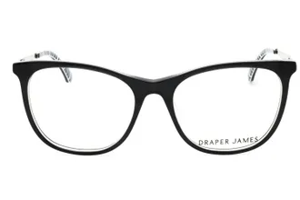 Draper James DJ5034 Rectangular Acetate Eyeglasses - Black