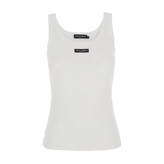 Dolce & Gabbana Mujer, Camisetas, Blanco, Talla: L