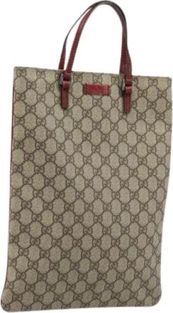 Gucci Pre-owned Tote Bags, female, Beige, Size: ONE SIZE Pre-owned Vintage Tote Bag