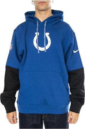 Nike Club Hoodie - Heren - Sportshirts - Blauw - XL - Katoen - Fitness