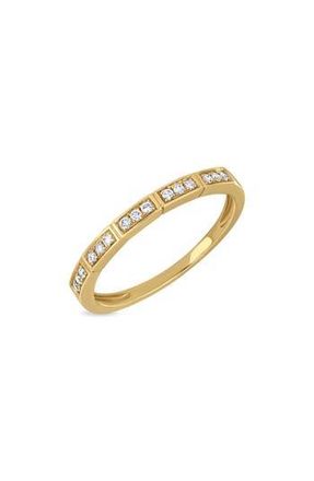 Bony Levy Linea 18K Yellow Gold Diamond Stackable Ring in 18Ky at Nordstrom Rack, Size 6.5