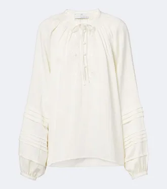 Xu Zhi Oversized embroidered blouse