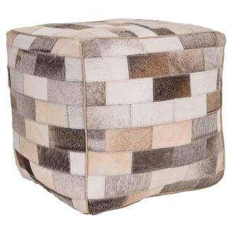 Wanderlust Deco Wanderlust Deco - Puff De Piel Marr&oacute;n 44x44x44 Cm