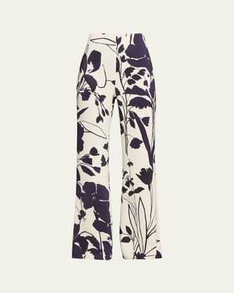 Cara Cara Pisa Printed Flare Pants