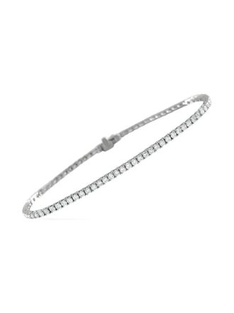 Luxury Bazaar Armband met diamant - Zilver