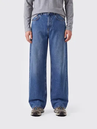 Palm Angels Jeans Men color Blue