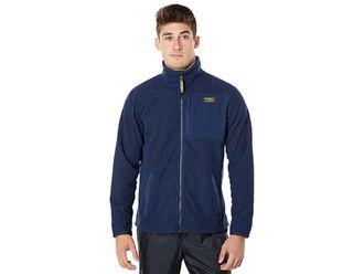L.L.Bean Mountain Classic Windproof Fleece Jacket Mens Clothing Nautical Navy : 2XL, Velour/Polyester/Lycra