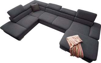 Sit&more Wohnlandschaft »Alcatraz U-Form« wahlweise mit Bettfunktion