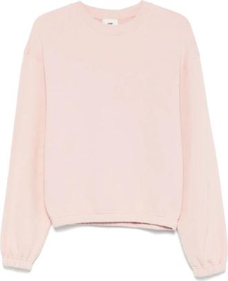 Autry Hoodies & sweatvesten, Dames, Roze, M, Katoen, Comfortabele katoenen sweatshirt voor vrouwen