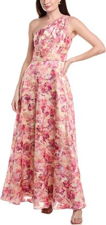 Aidan Mattox Printed Jacquard Ballgown