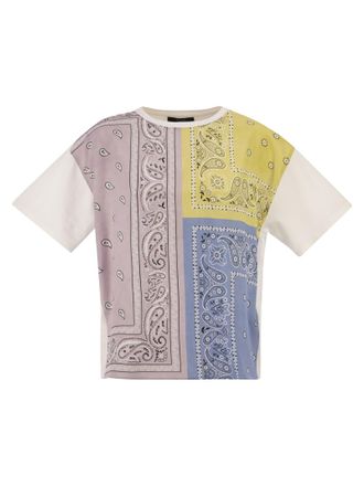 Max Mara Weekend Maxmara Wkdpampas bedrucktes T-Shirt aus Seide und Stretch-Baumwolljersey