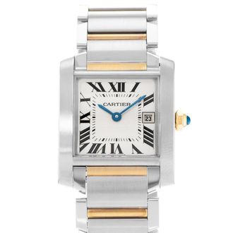 Cartier Pre-owned Cartier Tank Francaise Quartz Silver Dial Ladies Watch W51012Q4