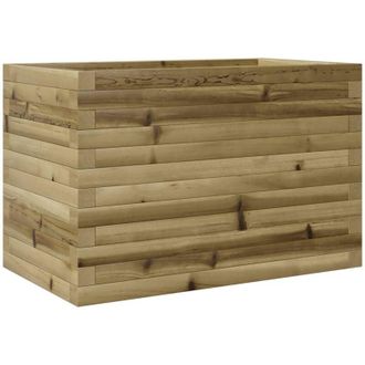 vidaXL Jardinera De Madera De Pino Impregnada 70x40x45,5 Cm Vidaxl